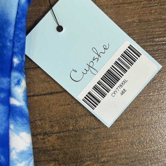 Cupse Freezing Ocean Net One Piece Swimsuit Size XXL NWT - Picture 8 of 11